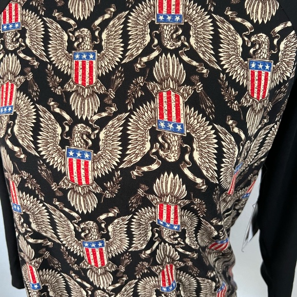 NWT Lularoe American Flag Eagle Randy - Picture 2 of 5